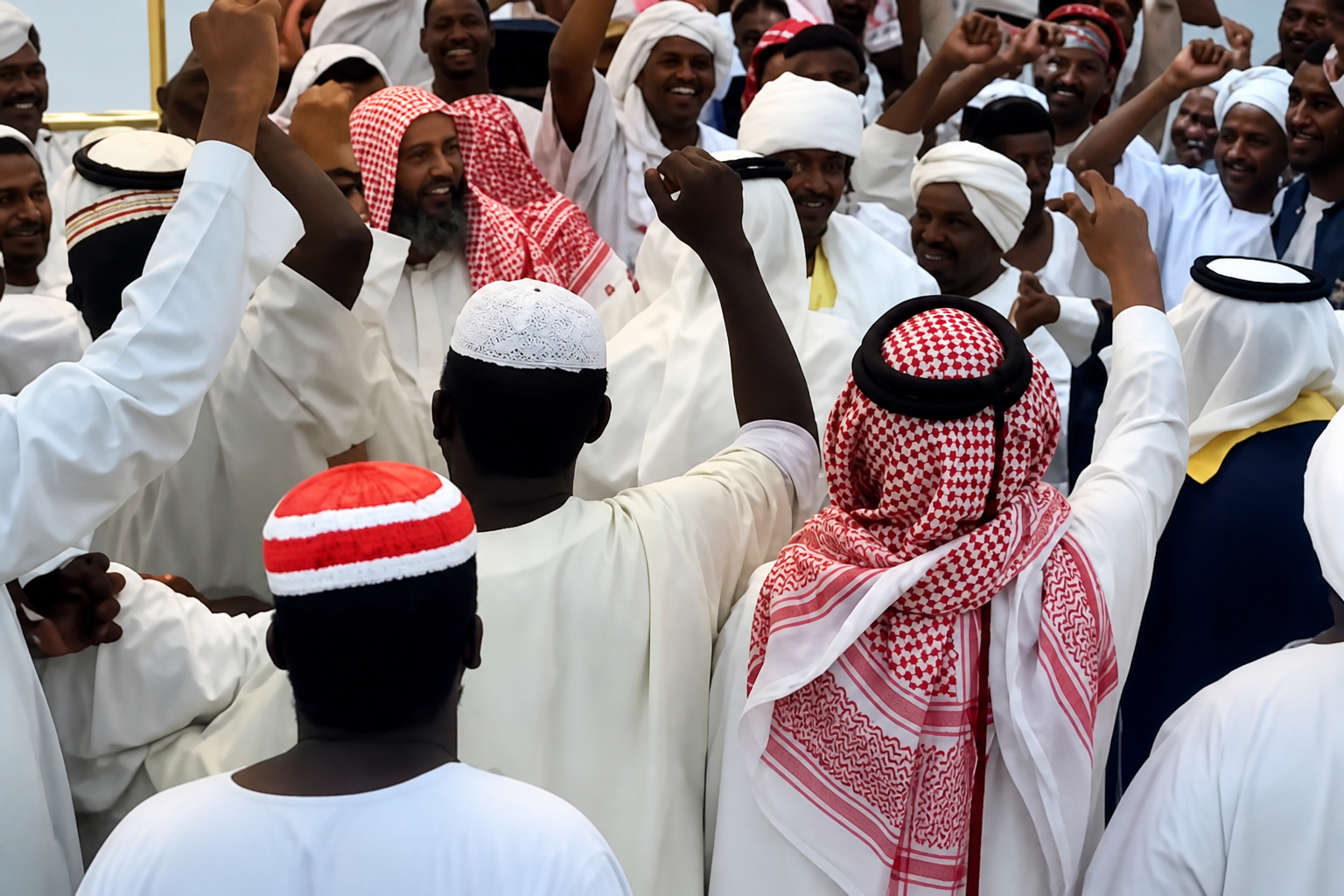 Warga Arab Saudi Rayakan Pernikahan Istimewa Warga Sudan di Tabuk