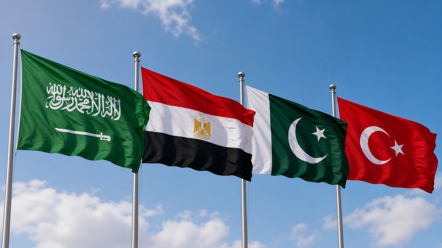 سعودی، مصری، پاکستانی اور ترک وزرائے خارجہ کا سعودی عرب کی خودمختاری پر مکمل اعتماد