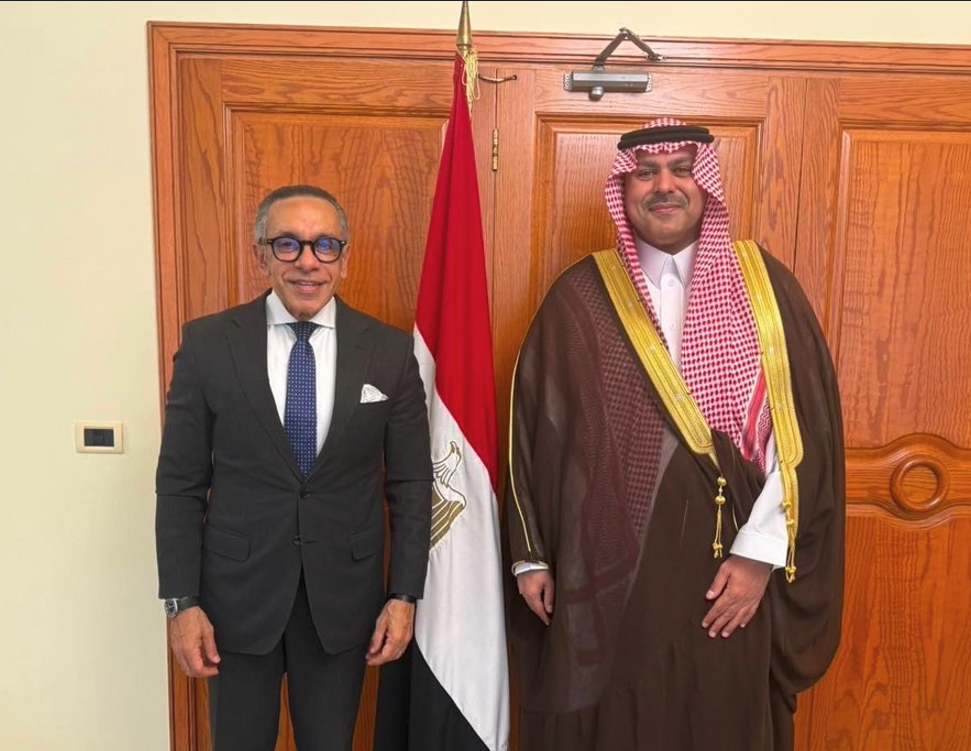 سفيرا المملكة ومصر يبحثان تعزيز التعاون بين بعثتي البلدين في لبنان