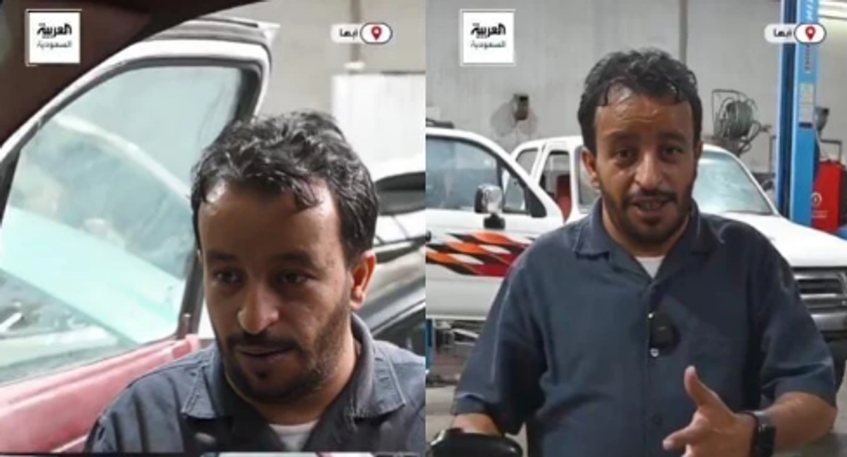 في أبها.. مواطن يوظف الذكاء الاصطناعي للتحكم في قيادة السيارة دون لمس المقود