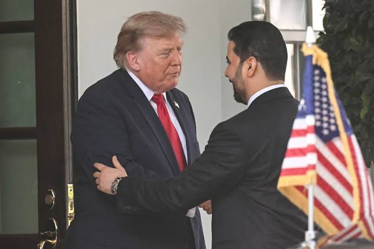 ترامب والزيدي يبحثان مستقبل العلاقات الأمريكية العراقية في أول قمة بينهما