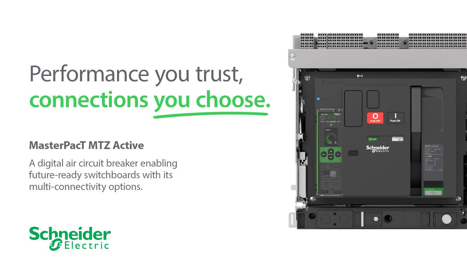 شنايدر إلكتريك تعزز البنية التحتية الكهربائية المصنّعة في السعودية مع MasterPacT MTZ Active
