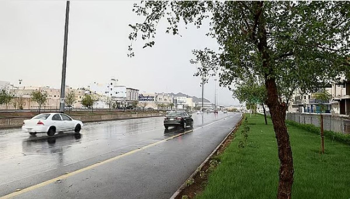 Rain forecast to continue in parts of Saudi Arabia through week’s end