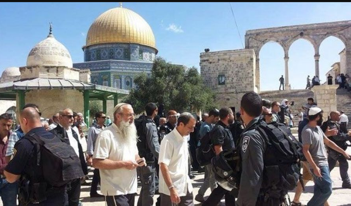 Des colons pénètrent sur l’esplanade des Mosquées sous protection israélienne