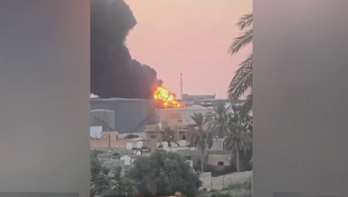 بعد حادث الطائرة المسيرة.. انفجار جديد في مصفاة الزاوية بليبيا