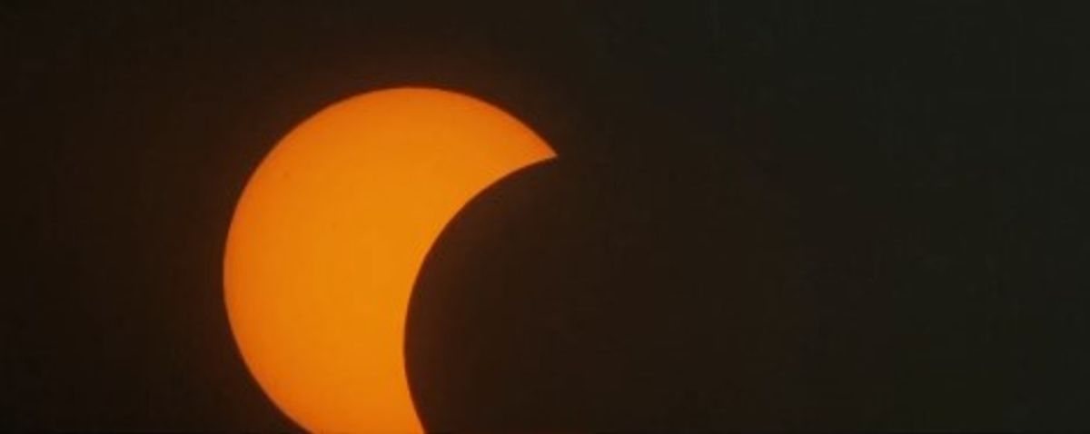 Solar eclipse begins in several regions worldwide