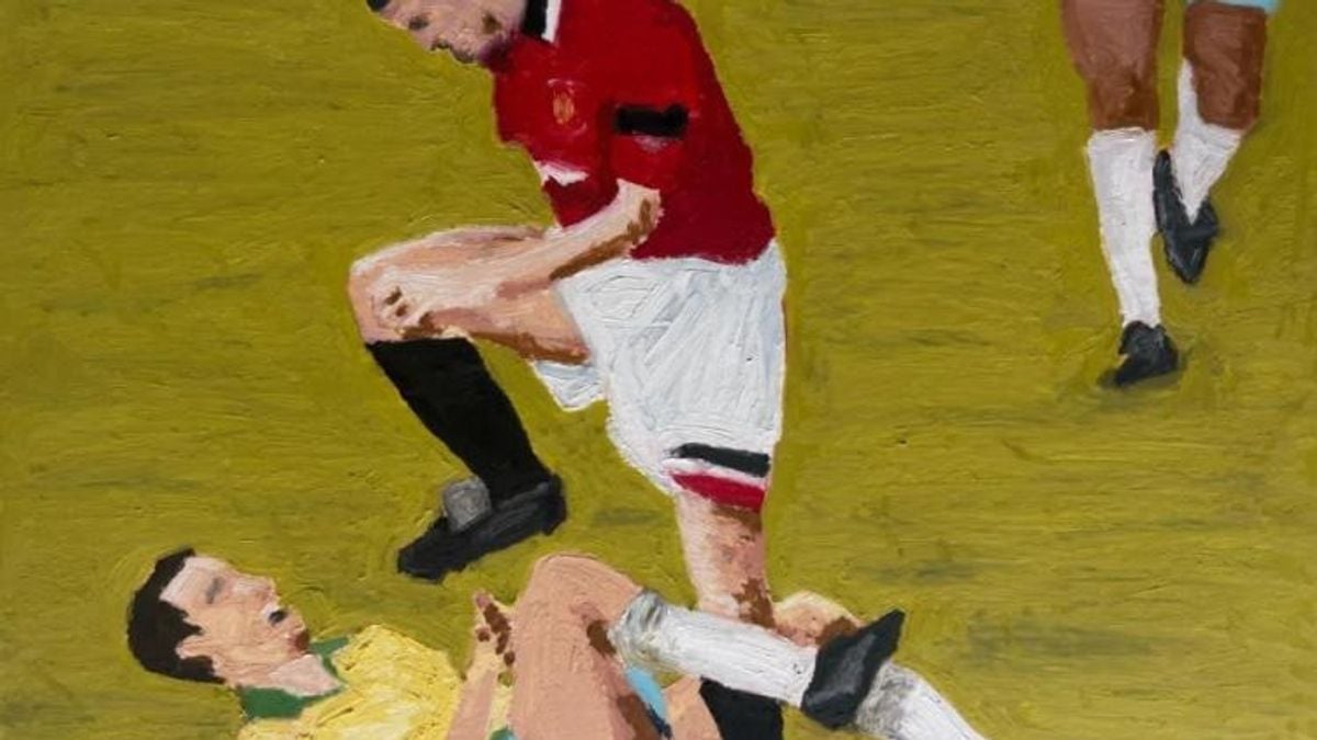 Roy Keane’s red cards reimagined as art in Dublin exhibition