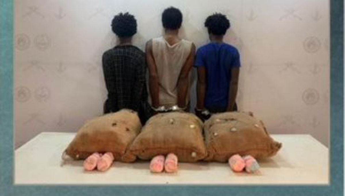 Three Ethiopians arrested in Asir for smuggling khat