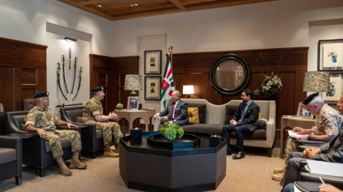 Jordan’s King reaffirms support for Lebanon’s security in meeting with army chief