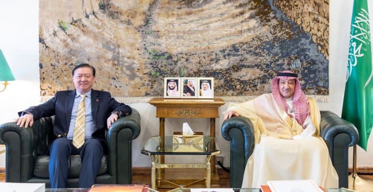 Wakil Menteri Luar Negeri Arab Saudi Bahas Hubungan Bilateral dengan Duta Besar Tiongkok