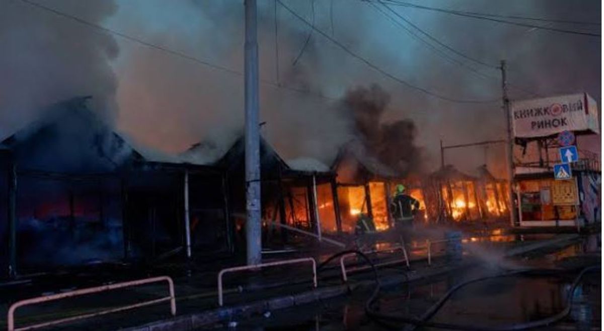 Russian forces target Ukrainian military facility near Kyiv