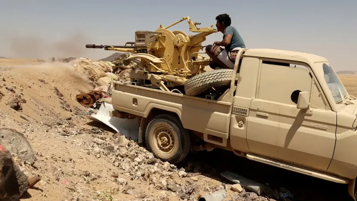 Yemeni armed forces target Houthi positions in Marib and Taiz