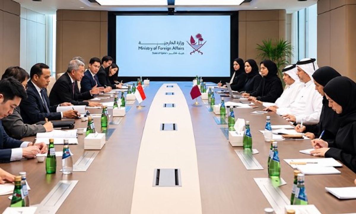 قطر وسنغافورة تشددان على استعادة أمن الملاحة في الشرق الأوسط