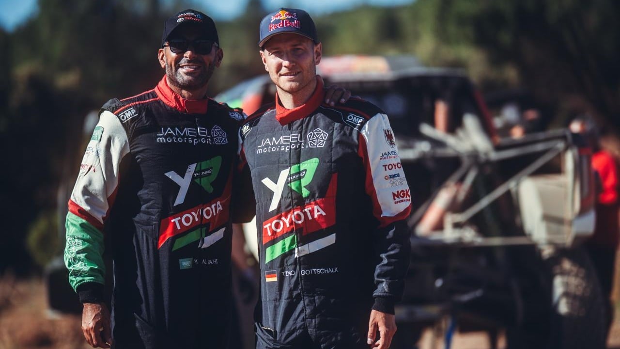 Yazeed Al-Rajhi returns to Baja Aragon after wildfire delay, teams up with Dennis Zenz