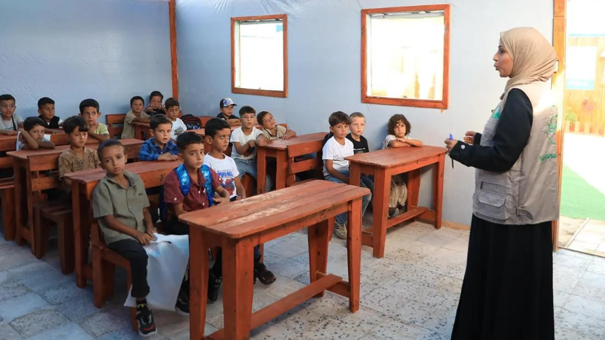 Mekke Okulu Gazze'de Öğrencilerini Karşıladı