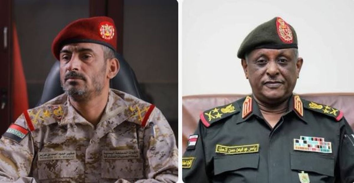 Sudanese army chief pledges support for Yemeni forces against Houthis