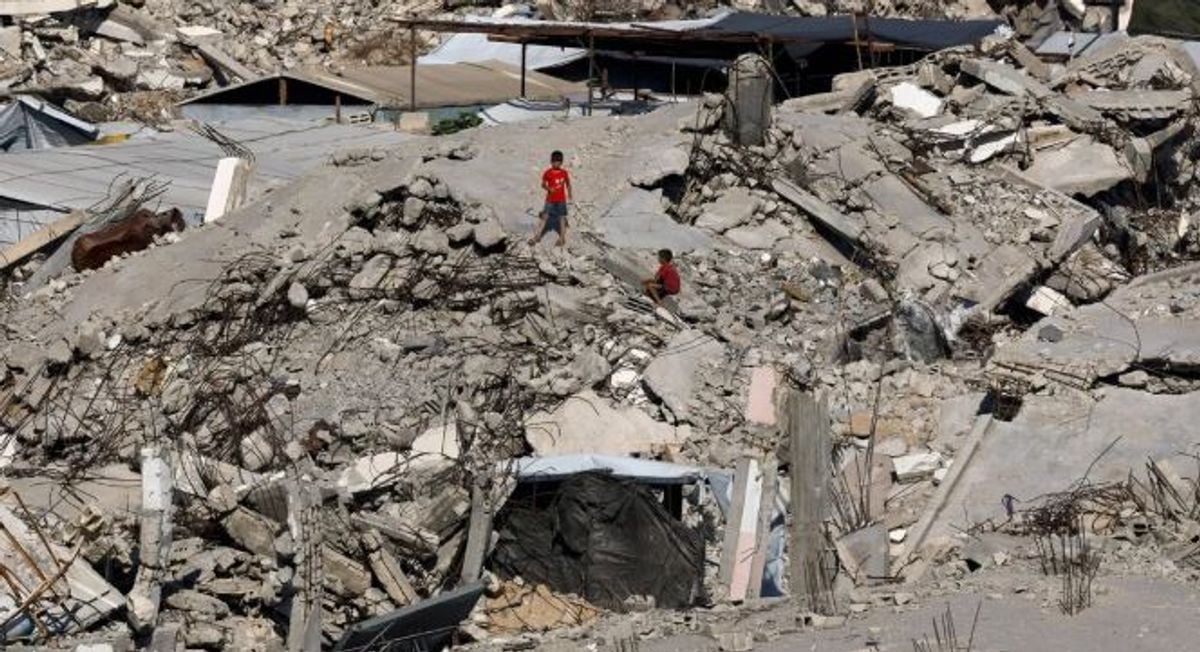 Casualties reported after 'Al-Saada' building collapses in Gaza amid Israeli strikes