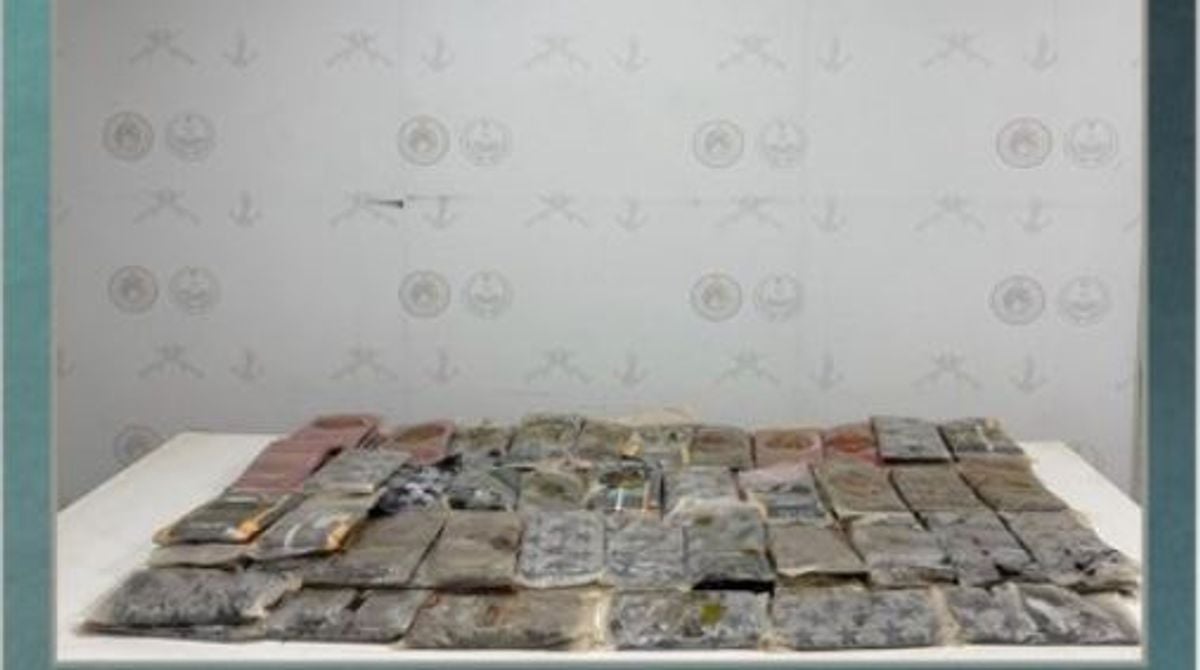 Asir'de 90 kilo esrar ele geçirildi