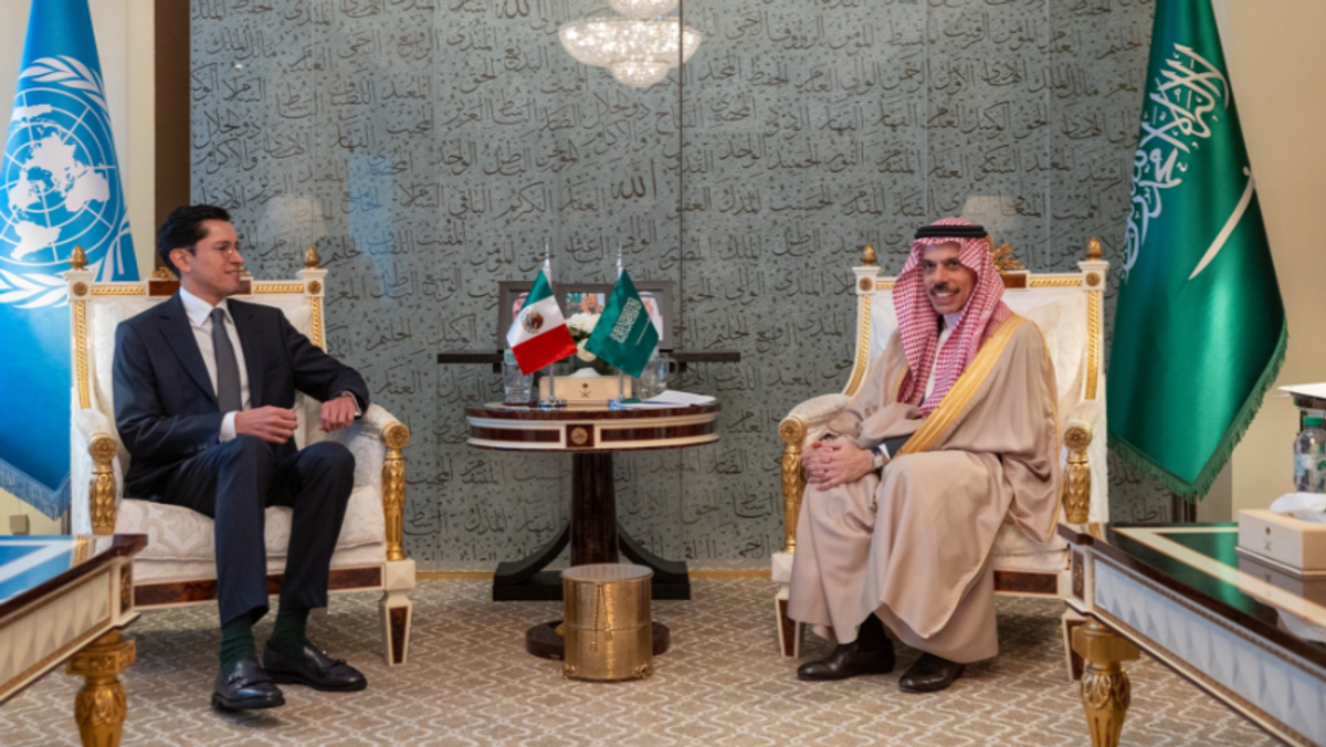 Saudi, Mexican foreign ministers discuss regional and global developments in New York