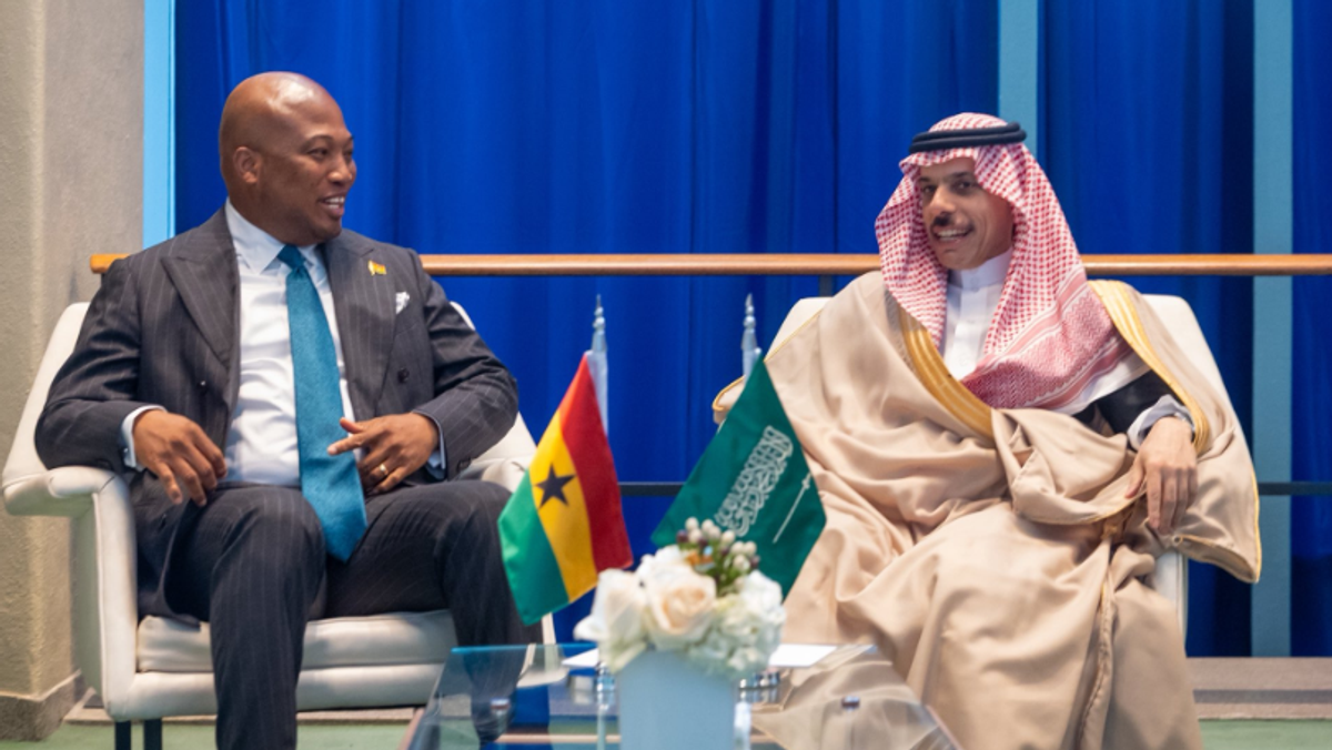 Saudi, Ghanaian foreign ministers meet on UN General Assembly sidelines