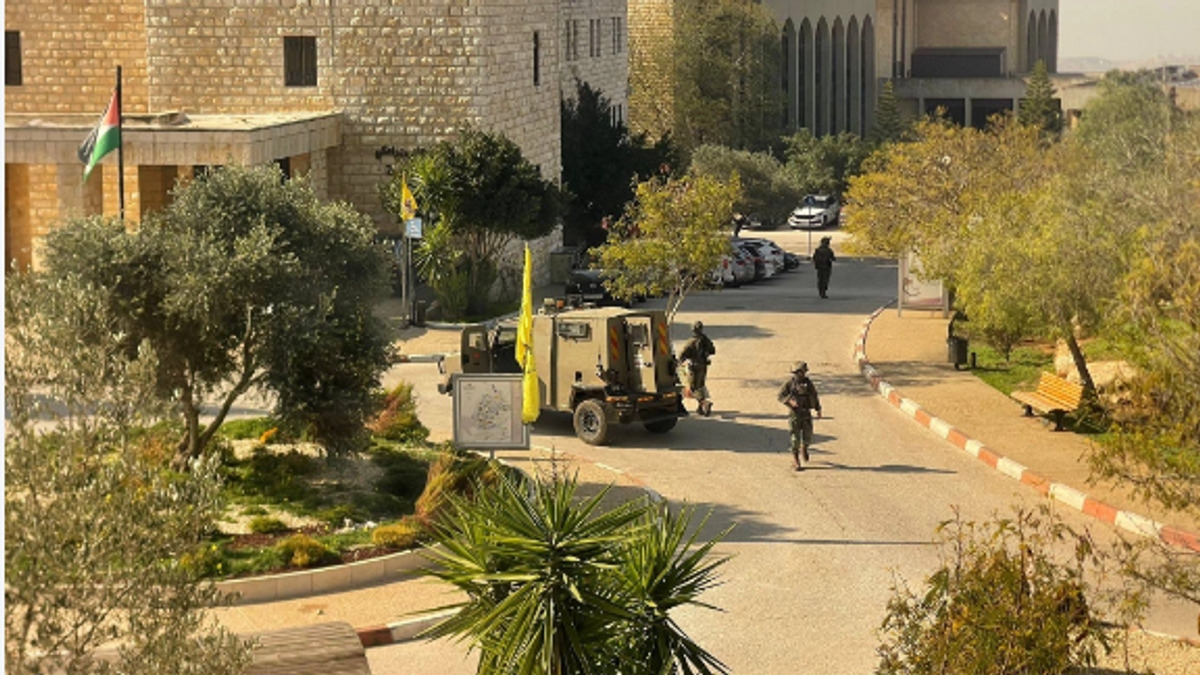 Israeli forces raid Birzeit University campus near Ramallah