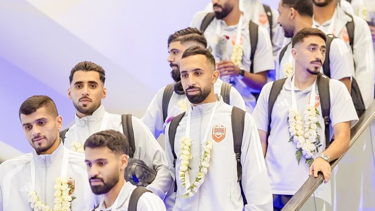 Bahrain football team arrives in Jeddah ahead of Gulf Cup 27