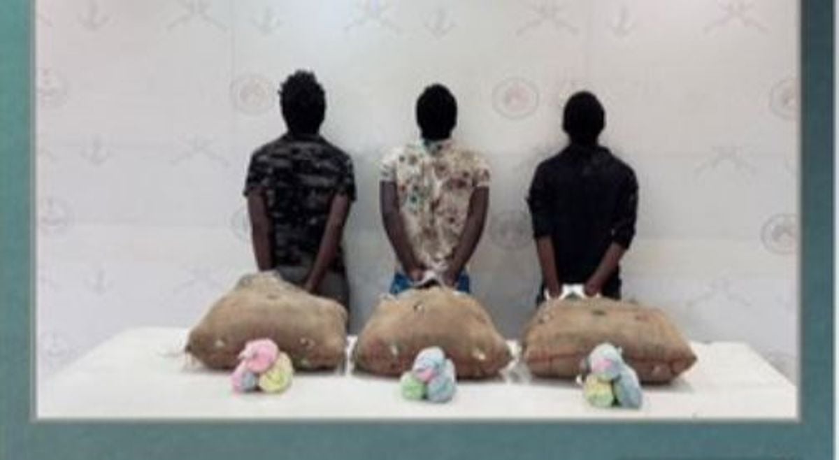 Asir'de 60 kilo khat kaçıran 3 Etiyopyalı yakalandı