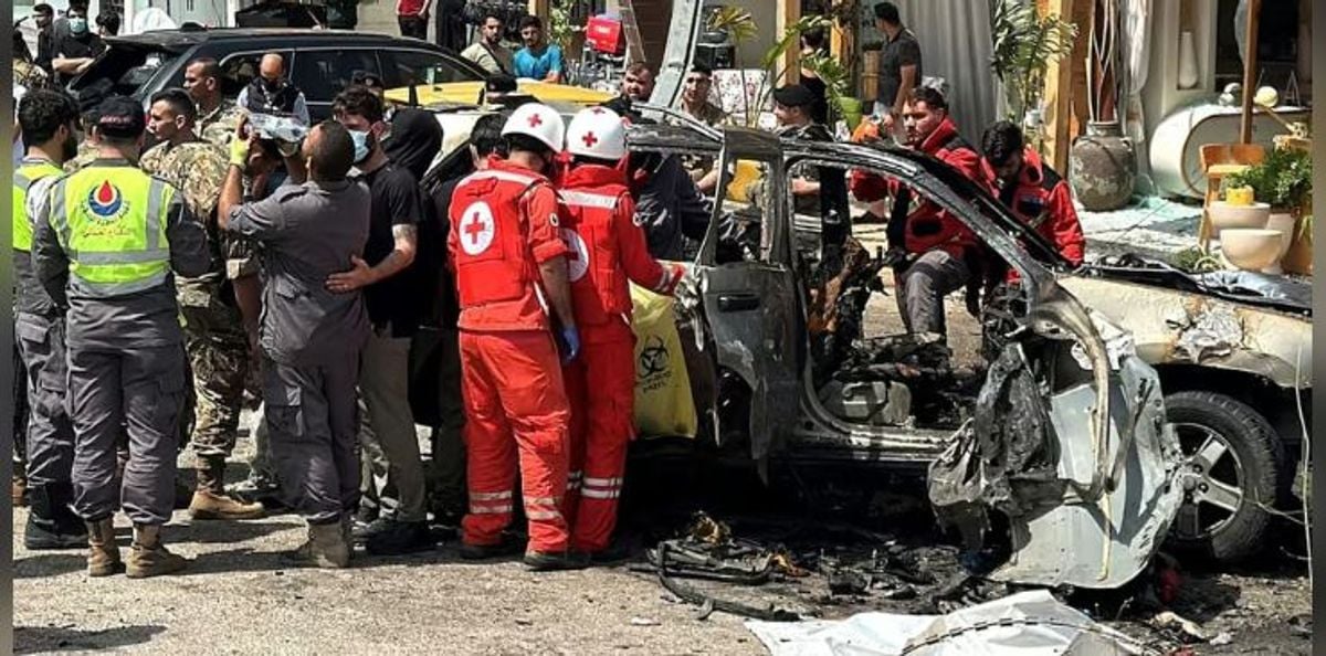 Two killed in Israeli drone strike on motorcycle in southern Lebanon