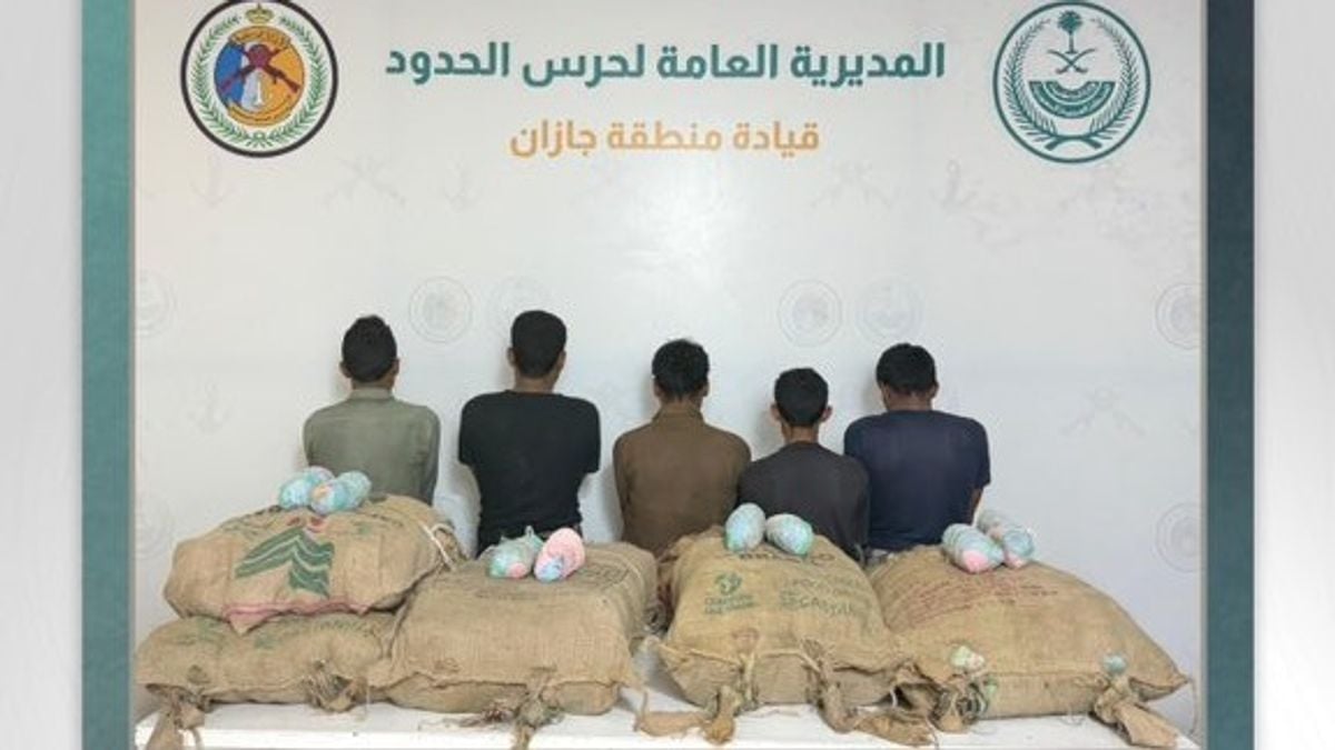 Lima Warga Yaman Ditangkap di Jazan karena Selundupkan 95 Kg Khat