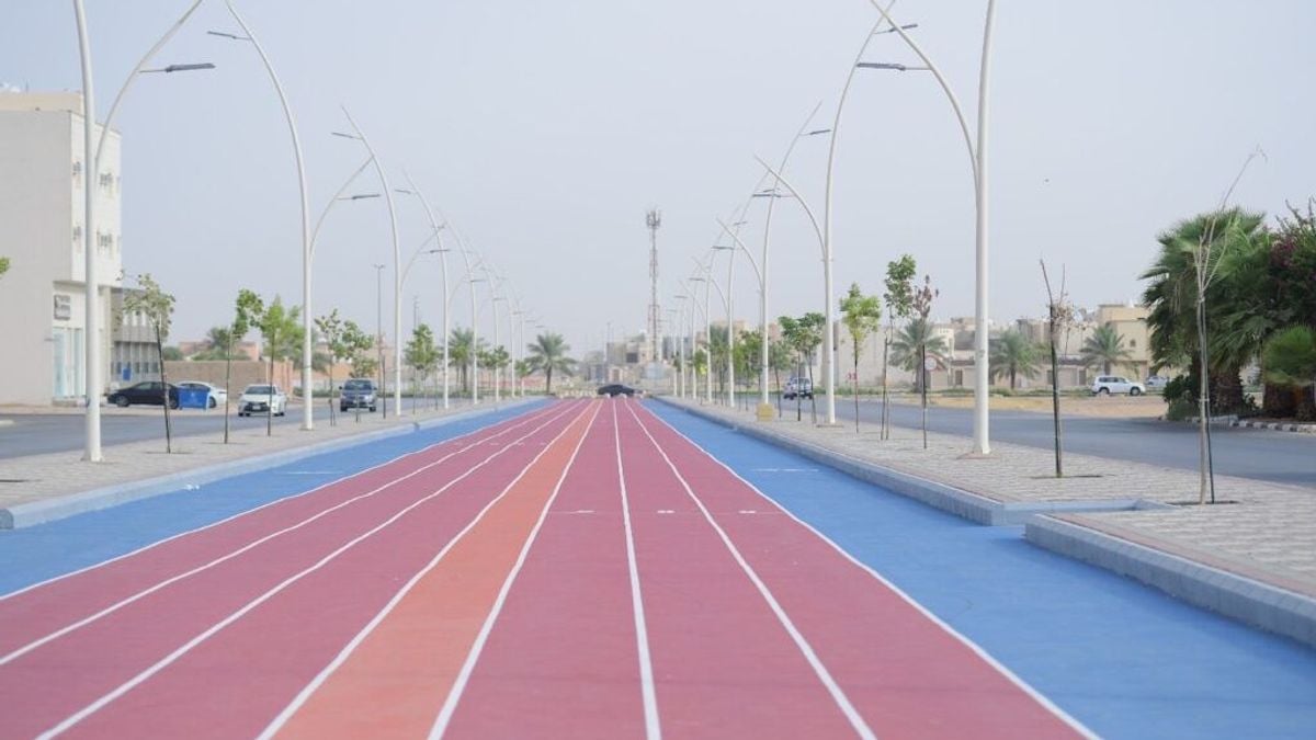 Pemandangan kota dan pertanian di Al-Qassim