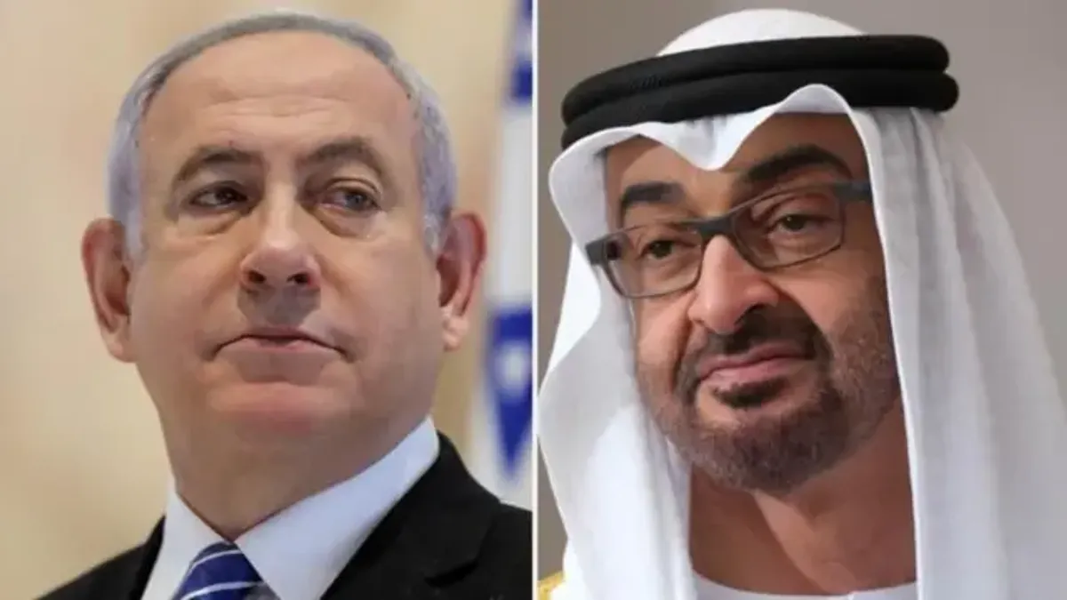 رئيس الإمارات يلتقي نتنياهو في أبوظبي لبحث العلاقات الثنائية 