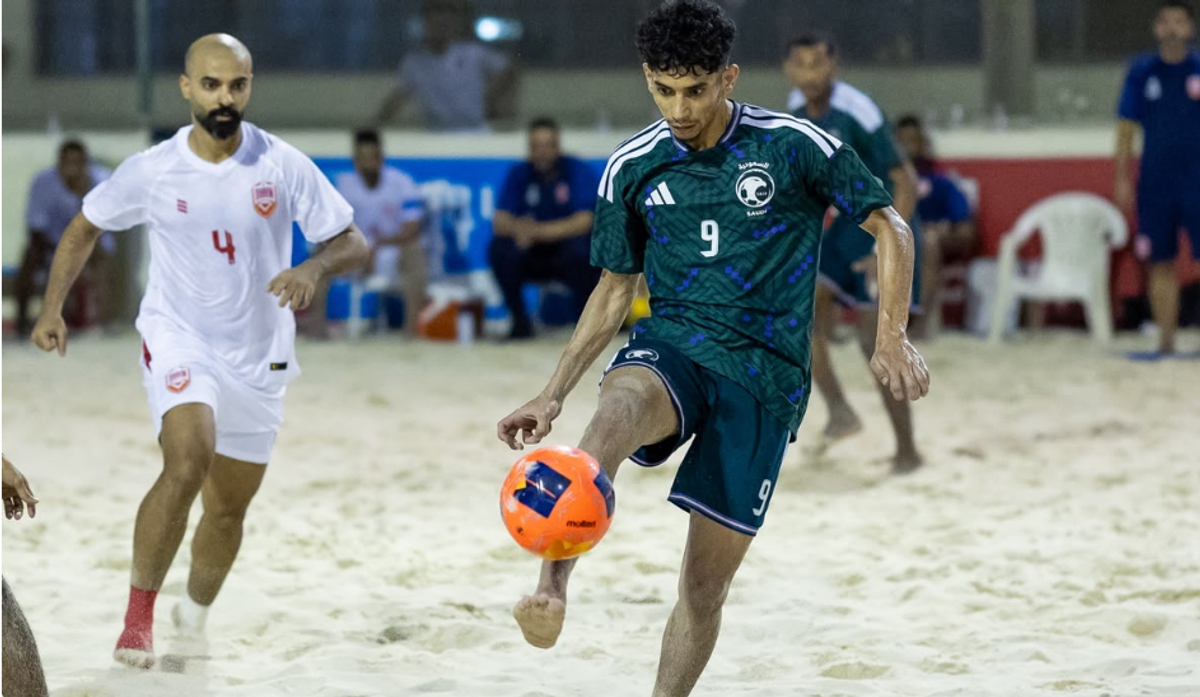 Arabia Saudí vence 4-2 a Baréin en amistoso de fútbol playa