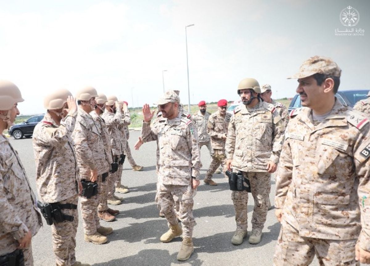 Kepala Staf Umum TNI Arab Saudi Kunjungi Satuan Militer di Wilayah Selatan