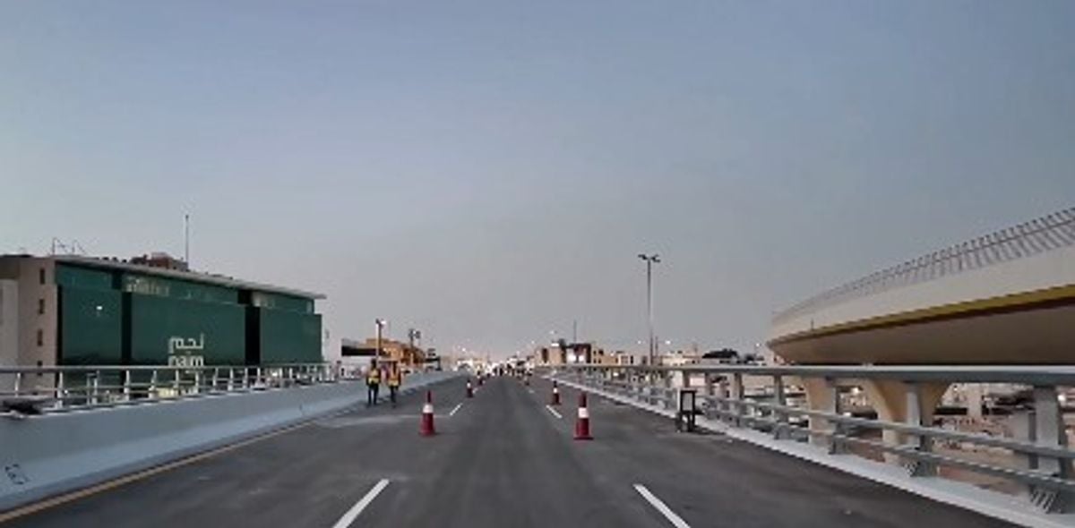 Riyad'da yeni Sümame Yolu Köprüsü trafiğe açıldı