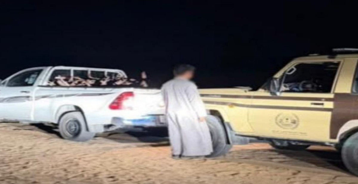Detenido un ciudadano por transportar leña local en la reserva Imam Turki bin Abdullah