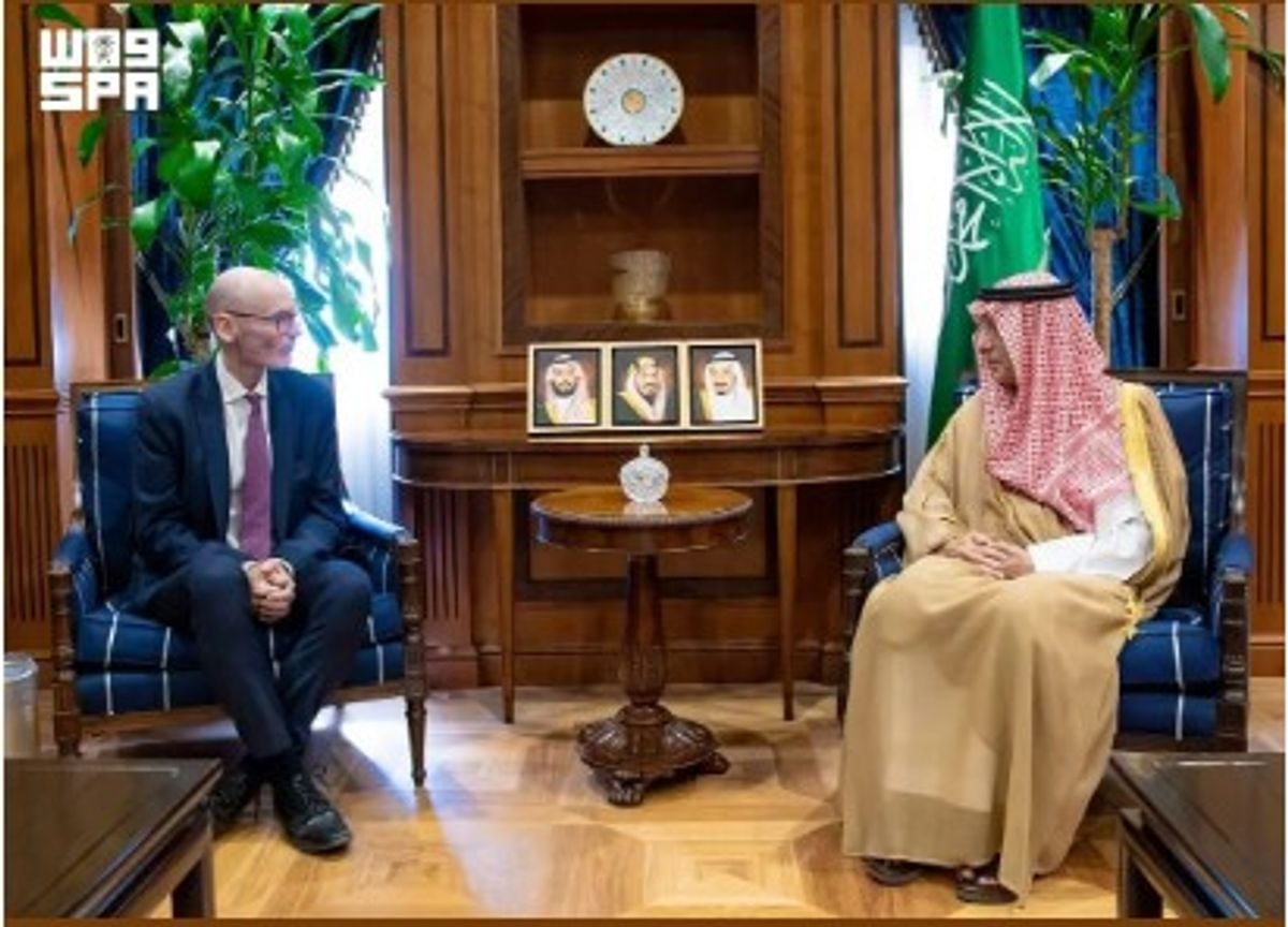 Saudi minister of state for foreign affairs meets UK ambassador in Riyadh