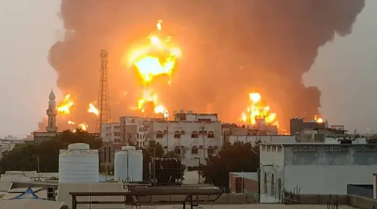 غارات تستهدف مواقع حوثية في جبل النار شرق المخا