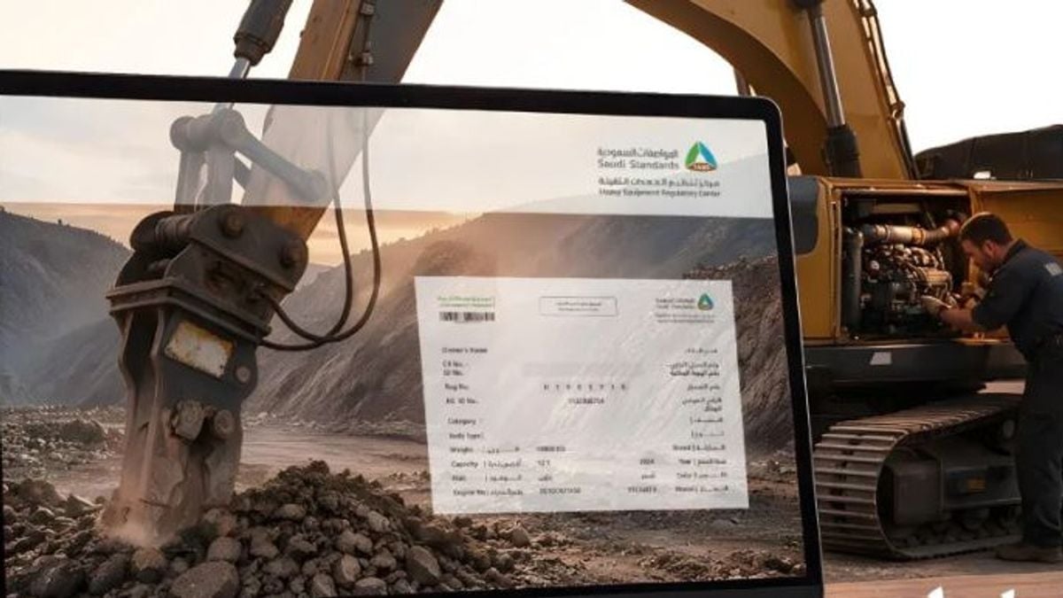 La Autoridad de Normas insta a registrar maquinaria pesada electrónicamente vía registro presencial