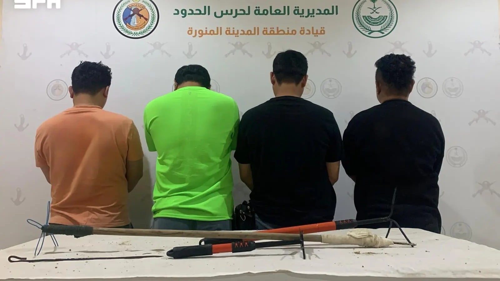 В Медине задержаны четверо филиппинцев за незаконную рыбалку