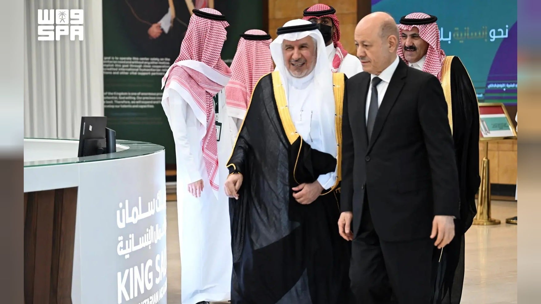 Yemeni leader visits KSrelief, launches new aid projects for Yemen