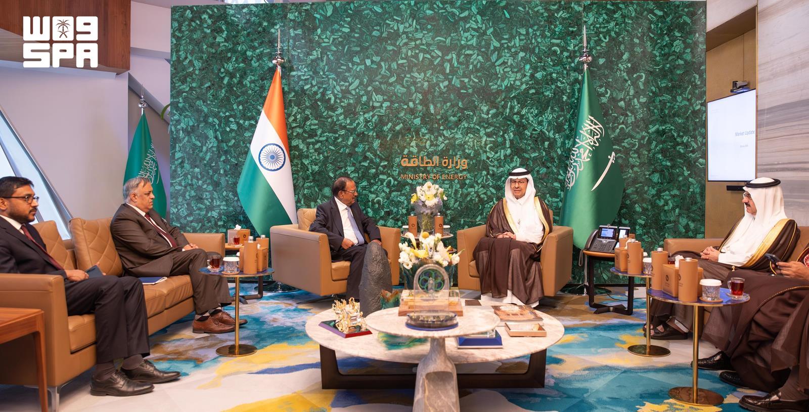 Saudi and Indian officials meet to discuss energy cooperation