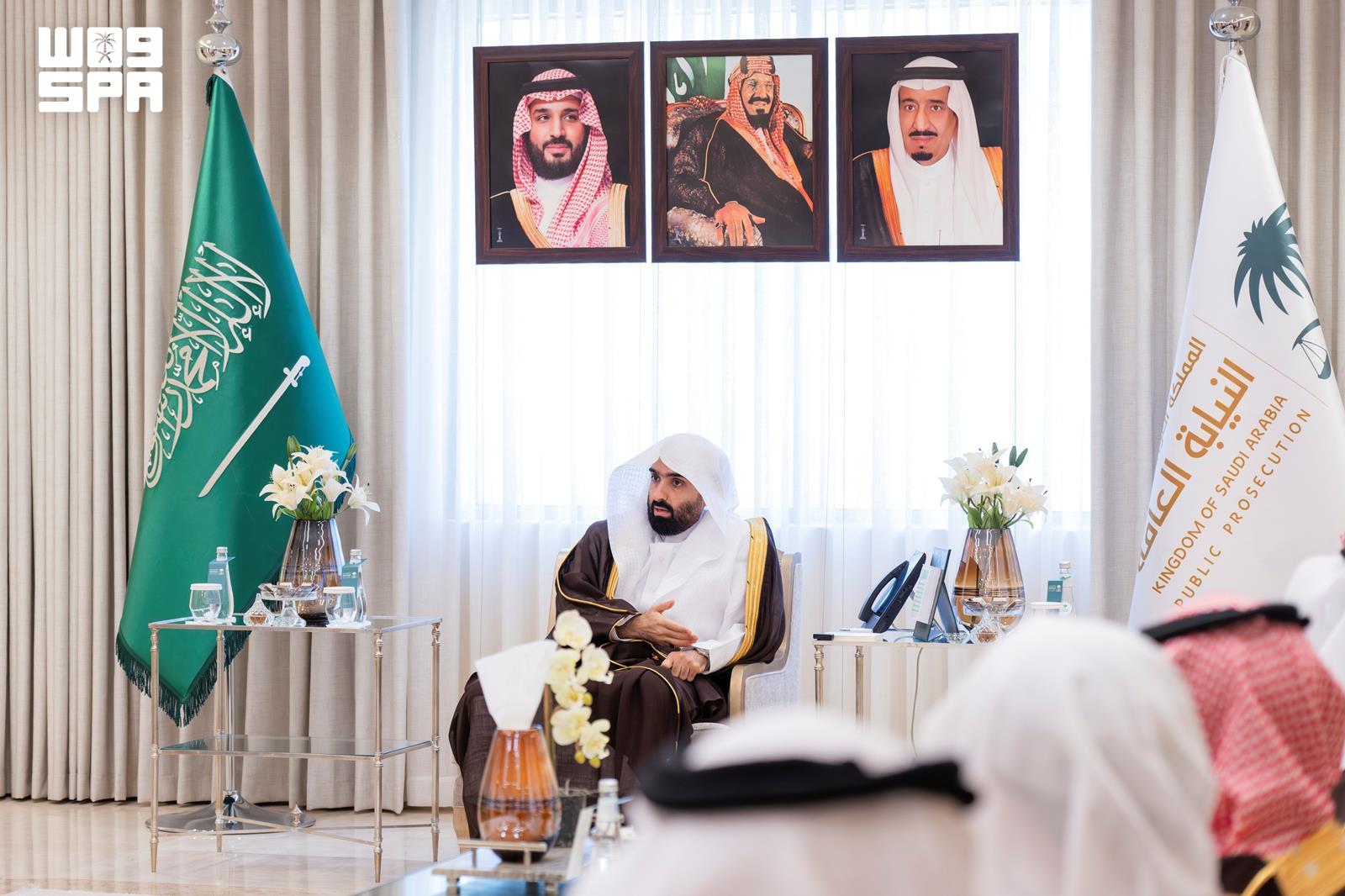 النائب العام يلتقي رؤساء النيابات العامة المكلّفين حديثًا بمناطق المملكة