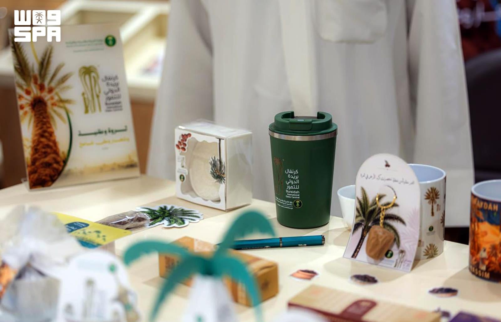 Qassim Environment Ministry pavilion showcases palm and date services at Buraidah Date Carnival