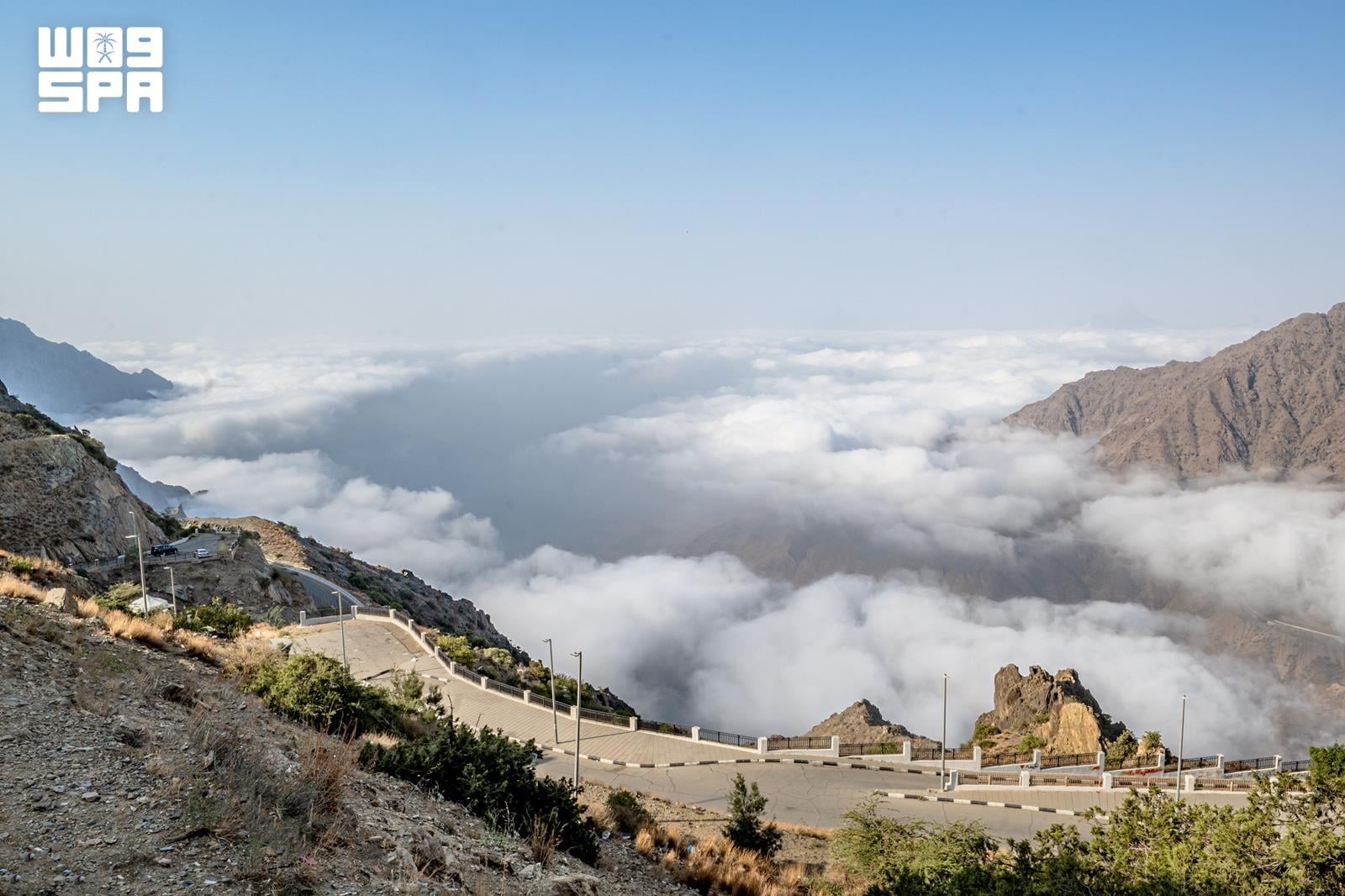 Clouds create stunning natural scenes over Al-Baha’s Sarawat peaks and Tihama