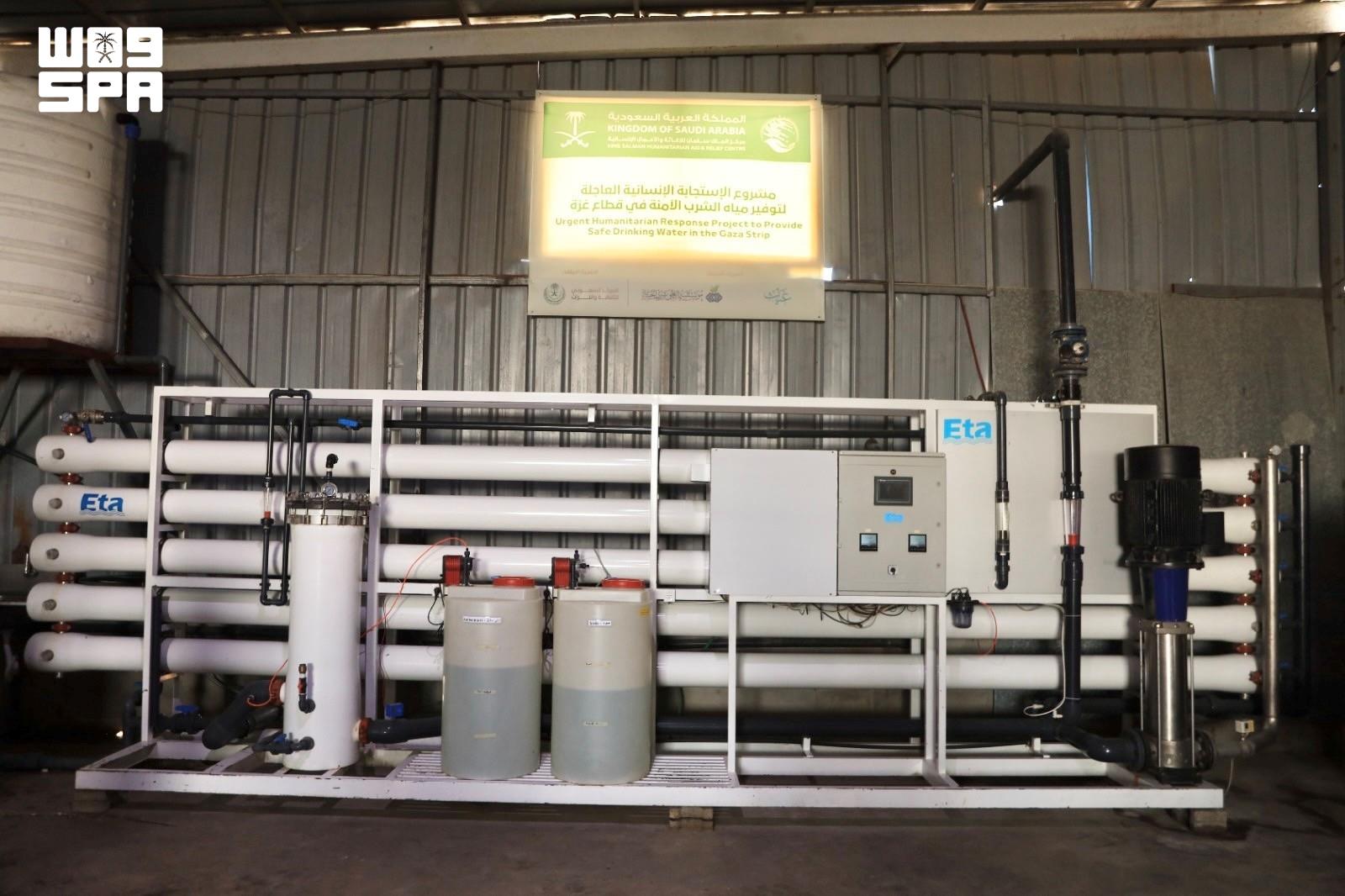 King Salman Humanitarian Center delivers 500,000 liters of water in Gaza