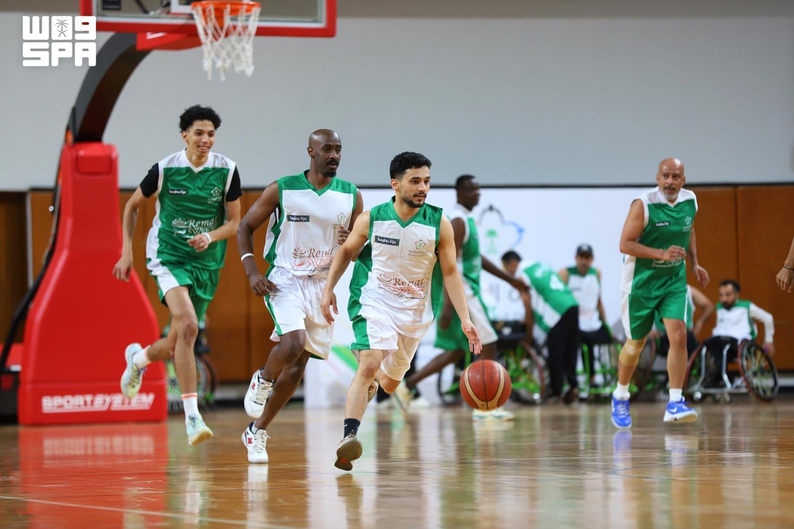 Medina basketball stars stage exhibition game for National Day