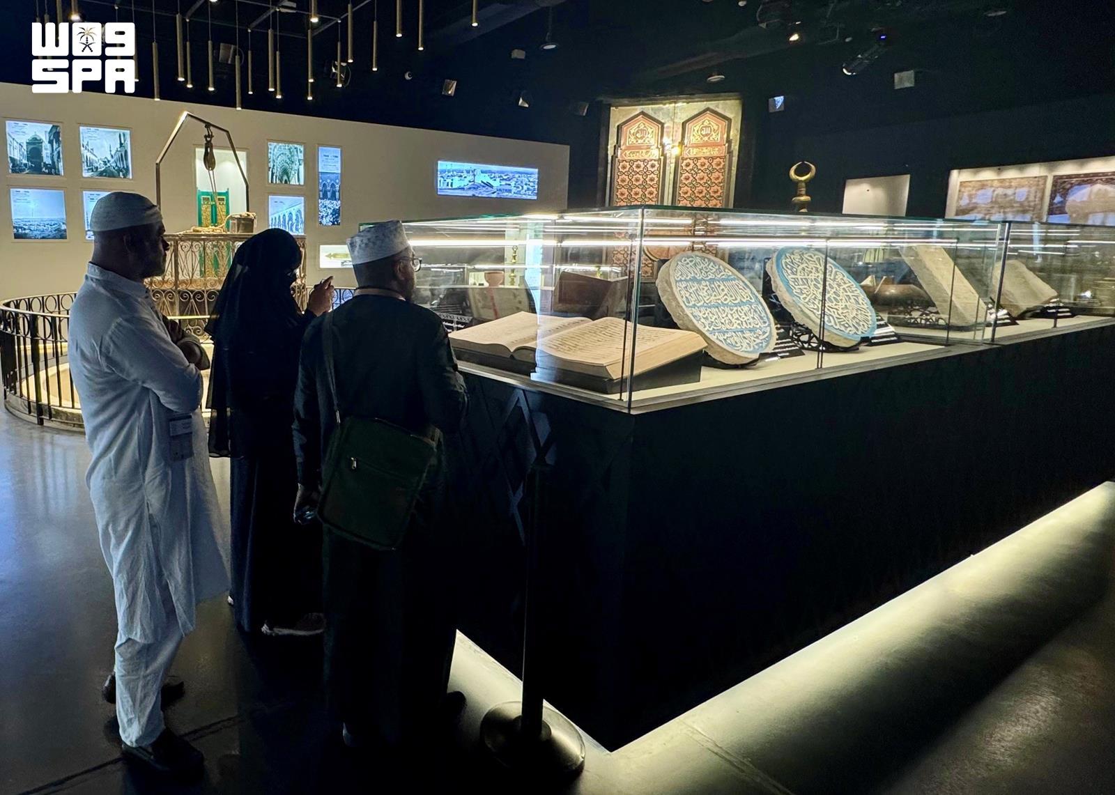 Historic marble plaque at Haramain Architecture Exhibition chronicles Grand Mosque’s 300-year history