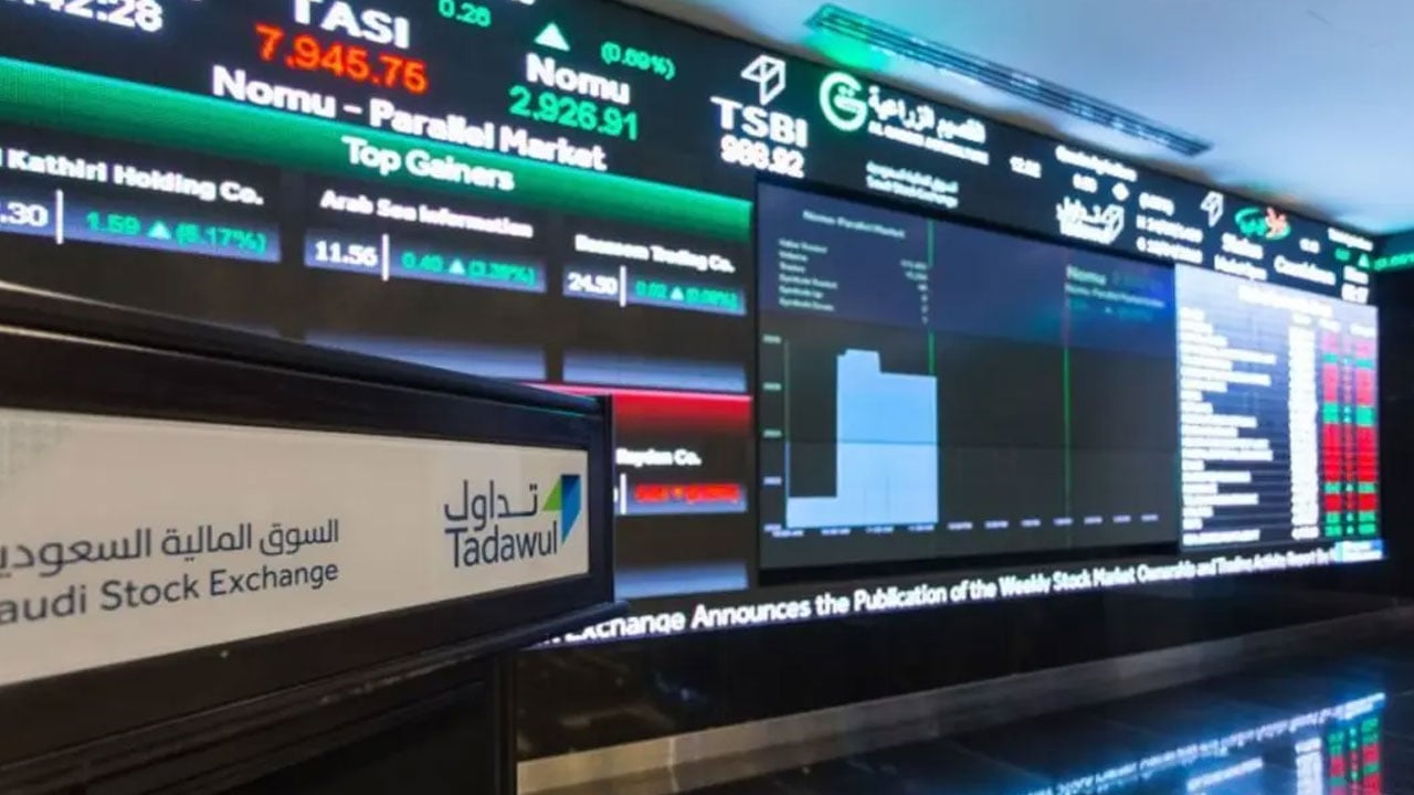 بالأسماء.. الشركات الصاعدة والمتراجعة بمؤشر الأسهم السعودية