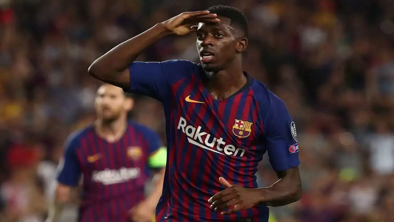 موقف ديمبلي يحبط برشلونة.. ولابورتا يعلق