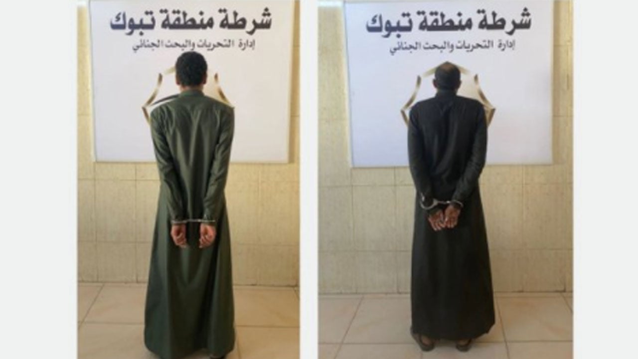 القبض على مواطنيْن بتبوك سرقا كيابل نحاسية من أبراج إحدى الشركات